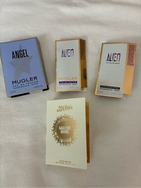NIP 4 Pk Mugler & Gaultier Fragrance Samples